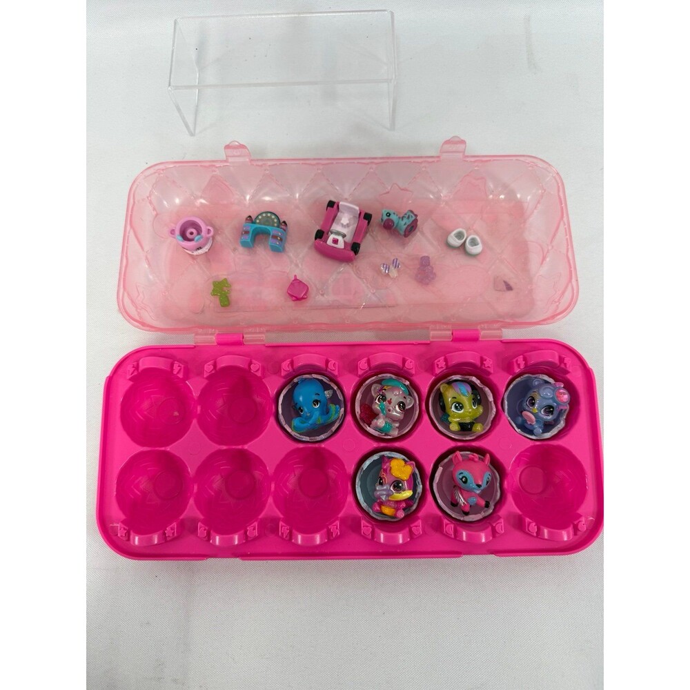 Hatchimals CollEGGtibles pink 12-pack egg carton